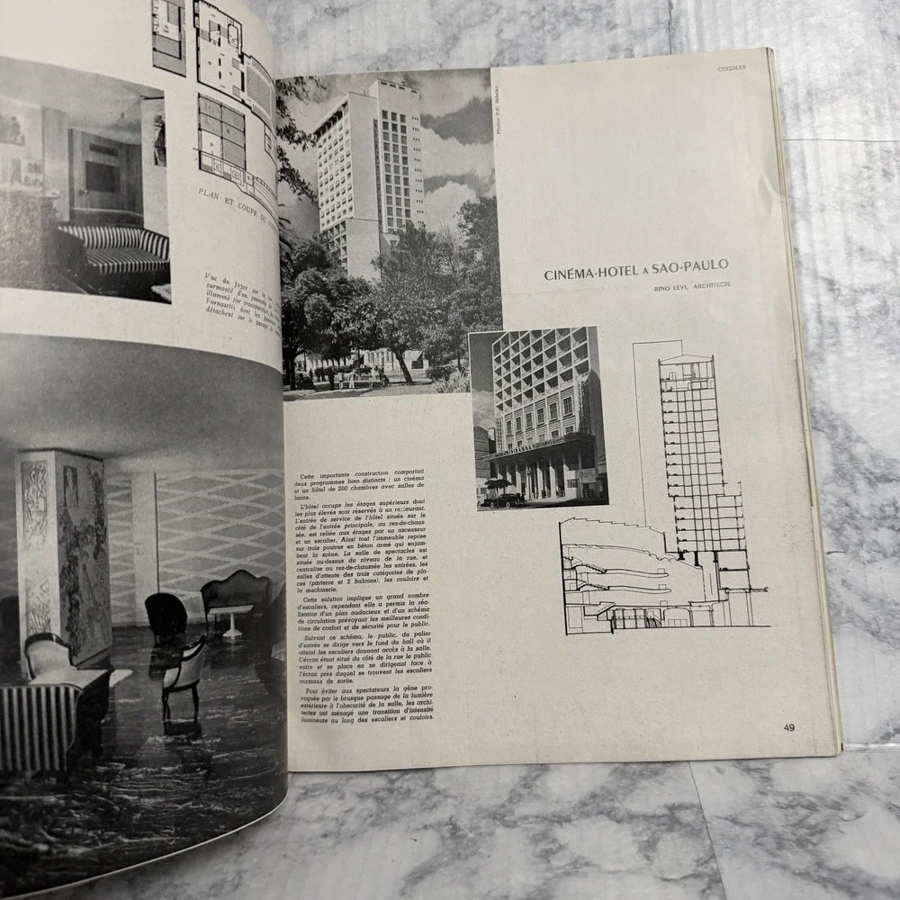 L'architecture d'aujourd'hui N°23 SPECTACLES Mai 1949 Magazine